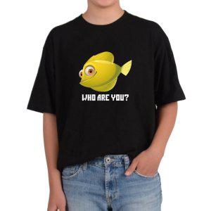 기능성 반팔티셔츠 열대어 물고기 WHO ARE YOU그림 다양한색상 전사이즈