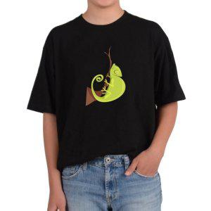 기능성 반팔티셔츠 카멜레온 파충류 애완동물그림 다양한색상 전사이즈