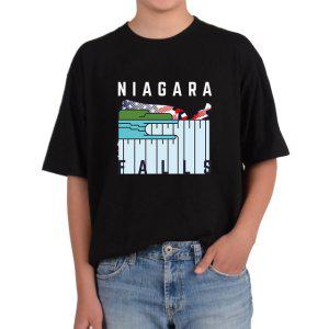 기능성 반팔티셔츠 나이아가라 폭포 미국 관광그림 다양한색상 전사이즈