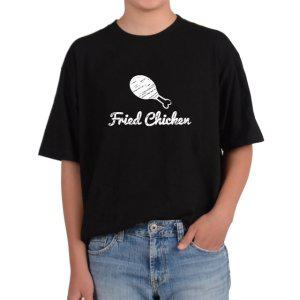 기능성 반팔티셔츠 후라이드 치킨 fried chicken그림 다양한색상 전사이즈