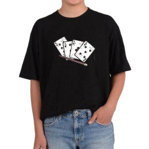 기능성 반팔티셔츠 카드 포커 카지노 casino 게임그림 다양한색상 전사이즈