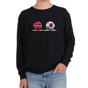 기모맨투맨 노르웨이 한국 오로라 북유럽그림 다양한색상 전사이즈