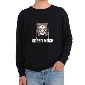 기모맨투맨 한국가면 탈 korea mask 그림 다양한색상 전사이즈