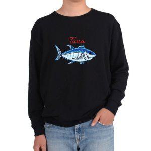 기모맨투맨 투나 tuna 참치 횟집 일식집그림 다양한색상 전사이즈