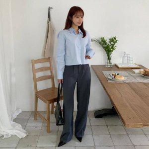 퍼프블라우스 블라우스 온나핏 쉬폰블라우스 반팔