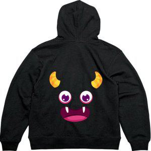 후드집업 뒷면 귀여운 아기도깨비그림 다양한색상 전사이즈