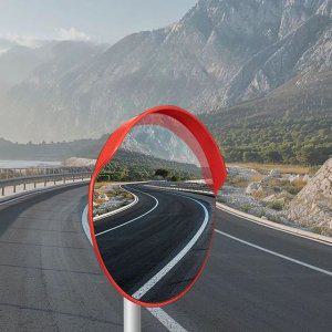 ABS 야외용 원형 광각 반사경 도로 거울 100cm