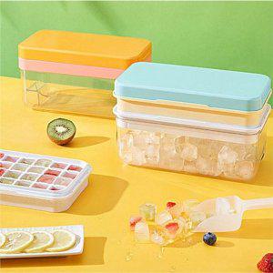 실리콘 원터치 푸쉬32구얼음트레이 아이스큐브 얼음틀