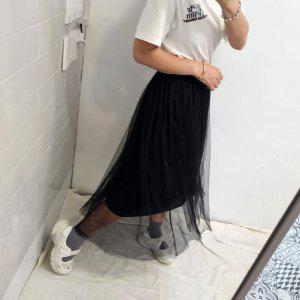 셀프웨딩 레이스스커트 망사스커트 롱스커트 튜튜