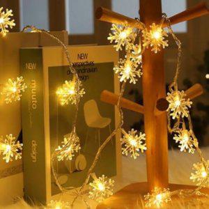 무드등 가랜드전구 LED 줄전구 가랜드 클립 전구 (3m웜색 눈꽃) DP47520