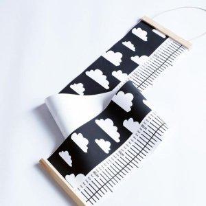 구름 벽걸이 키재기 자 아기 아이 키재기 포스터 유아 어린이 시트지 줄자 성장기록 키재는자 키재기줄자