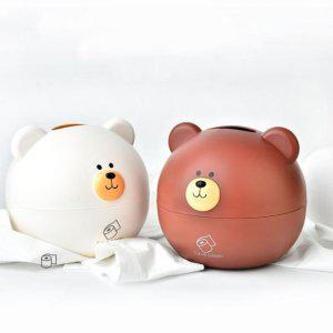 동글곰돌이 두루마리 휴지케이스 롤휴지 두루말이 티슈 보관 수납 귀여운 예쁜 휴지함 각티슈 보관함