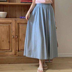 머메이드스커트 a라인스커트 롱스커트 미커트 밴