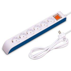 안전한 멀티탭 6구 하이탭 전기연장선 5M 일반 멀티코드 굵은 선 연결콘센트