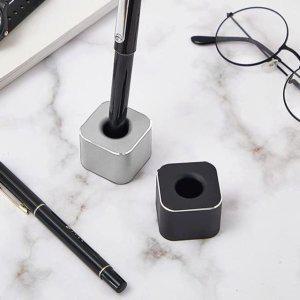 고급 펜꽂이 홀더 만년필 거치대 사무실 테이블 책상 메탈 펜 연필 꽂이 꽃이 받침대