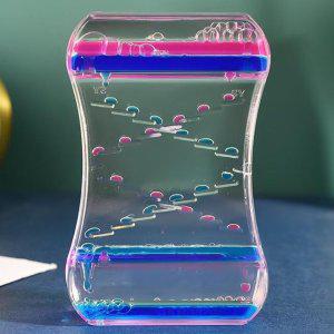 오일 타이머 오일멍 물멍 모래시계 멍때리기 스트레스 해소 인테리어 장식 소품