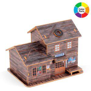 프라모델 청계천 판잣집 미니 모델 장인