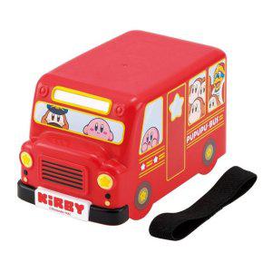 입체형 2단 도시락통 스케이터 별의 커비 버스 도시락 소품