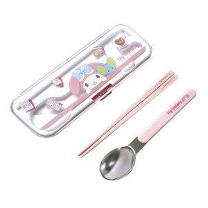 마이멜로디 스케이터 캐릭터 젓가락과 수저세트 아동용 조리 도구 어린이 식사