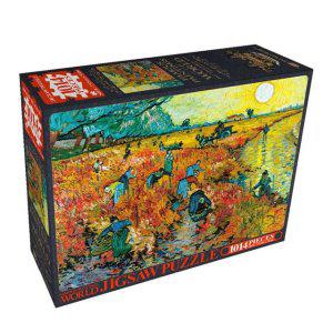 명화 직소퍼즐 1014pcs 아를의 붉은 포도밭 퍼즐 작품 조각 게임