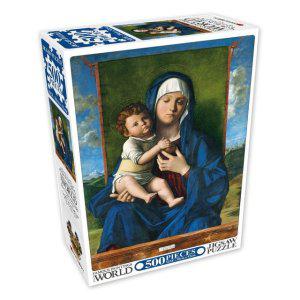 명화 직소퍼즐 500pcs 성모와 아기예수 아트 퍼즐 그림 학산문화사 작품