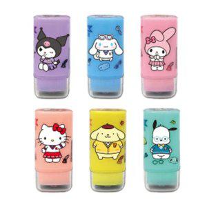 캐릭터 디자인 사각 스탬프 랜덤 그린 도장 수집용