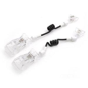 디스 전선 정리 위생 클립 대형 반달 집게