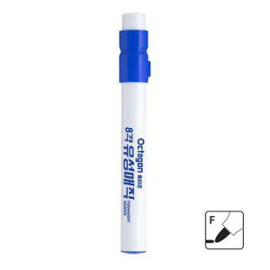 옥타곤 유성매직 파란색 마커 초코색 매직펜