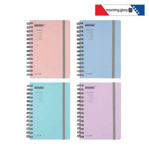 테마컬러 밴딩 스프링노트 문구 용품 랜덤 색상