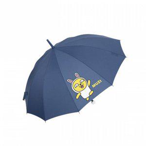 카카오프렌즈57렛츠고 자동 우산 블루 무지12k (반품불가)