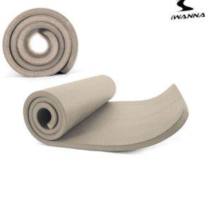 운동매트 필라테스 접이식 와이드 스포츠 끈 층간소음 요가매트 20mm 오이스터그레이