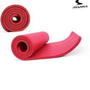 운동매트 필라테스 접이식 와이드 대형 스포츠 끈 층간소음 요가매트 16mm 레드