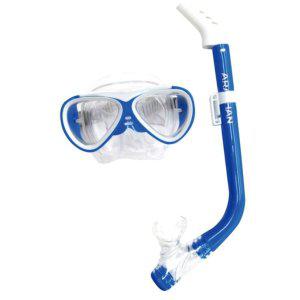 스노쿨링 마스크 여름 바다 세트 마스크 장비 스노쿨링 장비 스노클링세트 주니어 블루