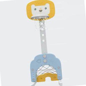 농구대 미니 농구림 아기 백보드 높이 이동식 실내 벽결이 그물 유아농구대 사자 옐로우
