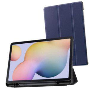 태블릿파우치 멀티포켓 캐릭터 슬림 손잡이 가방 크로스백 S펜 홀더 케이스 네이비