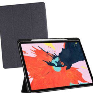 태블릿파우치 가죽 캐릭터 슬림 가방 크로스백 펜슬 수납 케이스 아이패드에어4 블랙