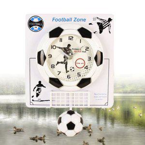 벽걸이시계 무소음 디지털 인테리어 코너 벽시계 아이방 스포츠 축구 화이트