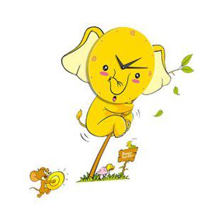 벽걸이시계 무소음 디지털 인테리어 코너 데코시계 아이방 인테리어 벽 소심코끼리