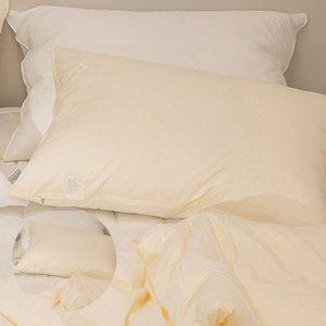 베겟잎 누빔 미니 타올 여름 겨울 광목 호텔식   방수 포포 60수 순면 배게커버 크림