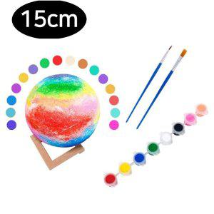 인테이러조명 센서등 벽 엔틱 아이방무드등 달님 15cm 레인보우 컬러링 만들기 키트