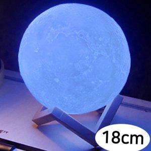 인테이러조명 수면 식탁 줄 센서등 벽 엔틱 아이방무드등 달님 18cm 화이트 컬러