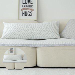 롱쿠션 긴베개 안고자는 캐릭터 바디쿠션 바디필로우 듀라론 3중직 냉감 화이트 솜포함