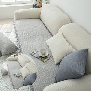 커버 매트 돌 덮개 토퍼   리폼 천갈이소파패드 듀라론 3중직 3인용 그레이