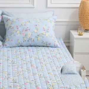 침대패드 매트리스 워싱 알러지케어 누빔이불 빅토리아 카페트겸패드 SS 블루 매트