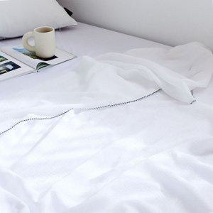 홑이불 여름 냉감 간절기 얋은 캠핑 파르페 리플 순면 여름 홑이불 슈퍼싱글 SS 라이스