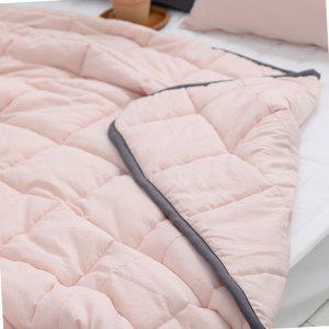 사계절이불 먼지없는 겨울 싱글 퓨어 데일리 리버서블2 간절기 이불 퀸 Q 핑크