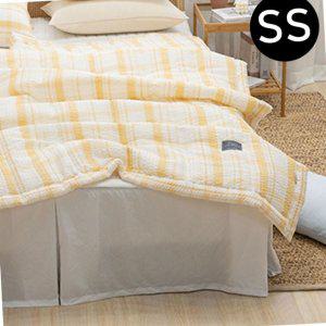 사계절이불 먼지없는 겨울 샤브레 여름 간절기 이불 슈퍼싱글 SS 옐로우