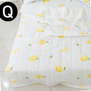 사계절이불 먼지없는 겨울 레몬 여름 간절기 이불 퀸 Q 화이트