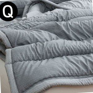 사계절이불 먼지없는 겨울 솔트 소프트마이크로 간절기 이불 퀸 Q 그레이