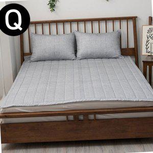 사계절이불 먼지없는 겨울 쉐브론 40수 순면 패드 퀸 Q